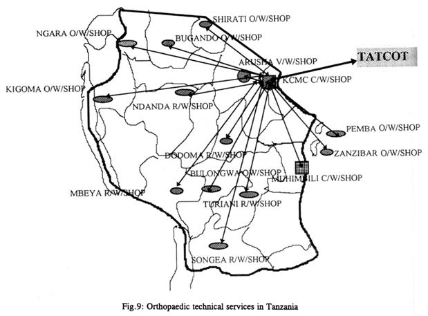 Fig.9: Orthopaedic technical services in Tanzania