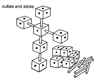 Building blocks (cubes and sticks)