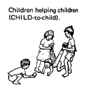 Children helping children (CHILD-to-child). 