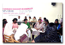image:Public Awareness Workshop on disability implemented by Care Society