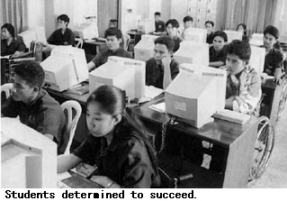 Students determined to succeed.