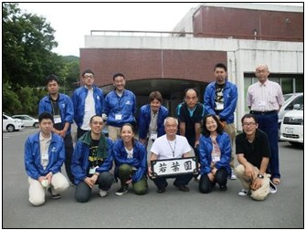 Mr. Goto with staff of Miyagi Northern Area Support Center