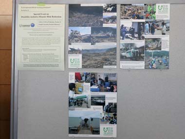 exhibit：The Great East Japan Earthquake and Support for Persons with Disabilities