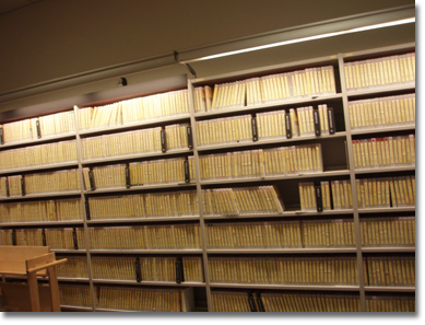 ストックホルム市立中央図書館：録音図書コーナー