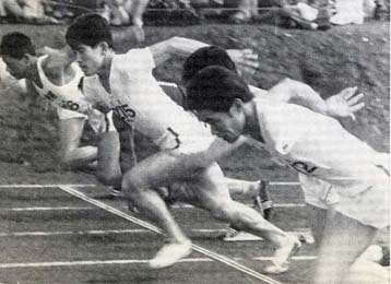 100米競争（肢体不自由）の写真