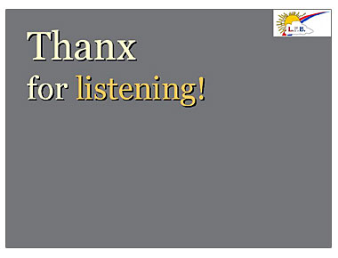 資料11: Thanx for listening!