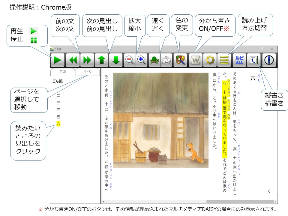 Chrome版再生画面