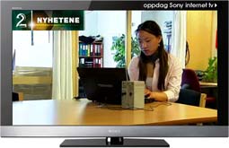 ノルウェー・TV2に出演するメイ・リン