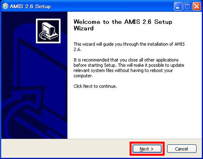 AMIS 2.6 Setup