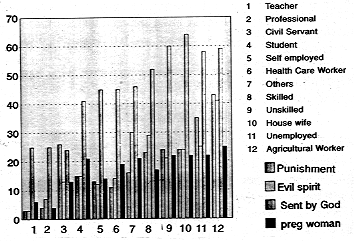 Figure3 SUPERNATURAL BELIEFS BY TYPE OF OCCUPATION