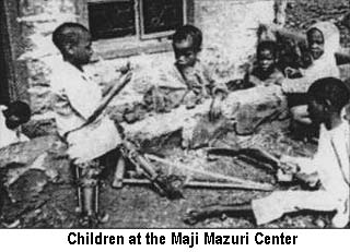Children at the Maji Mazuri Center