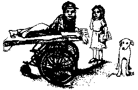 Jesus, on his wheeled gurney, could learn and read the letters and numbers if they were drawn very large and if he held them two or three inches from his face.