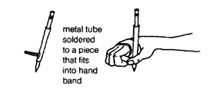 metal tube soldered..