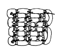 Bind loops of the tubes together with thin straps of inner tube.