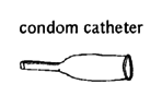 Condom catheter
