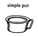 Simple pot