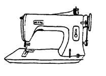 A sewing machine