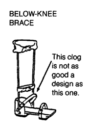 Below-knee brace