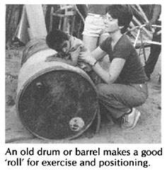 An old drum or barrel .