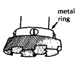 Metal ring.