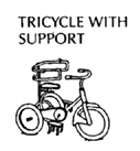 Tricycle with support (UPKARAN)