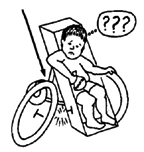 Use standard bicycle axles only for children under 20kg.