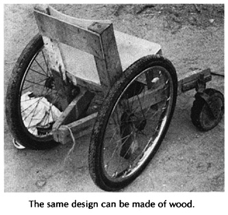 The same design can be made of wood