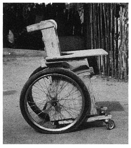 Plywood frame wheelchair