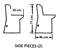 Wheelchair's side pieces (2)