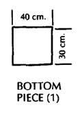 Wheelchair's bottom piece (1)