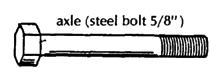 Heavy-duty wheel hubs (axle)