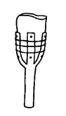 Fasten PVC firmly to socket with wire or rivets.