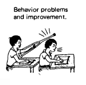 Behavior problems and improvement.