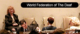 the World Federation of the Deaf