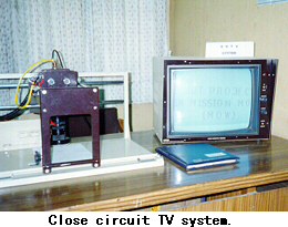 Close circuit TV system.