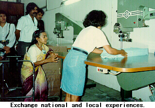 Exchange national and local experiences.