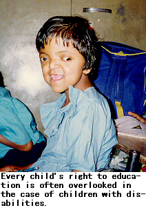 Every child's right to education is often overlooked in the case of children with disabilities.