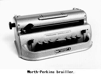 Worth-Perkins brailler.