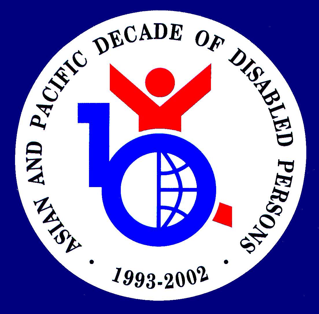The logo of Asian and Pacific Decade of Disabled Persons.