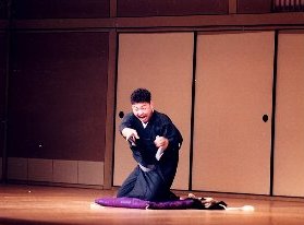 photo of rakugo performer
