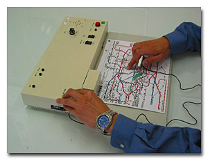 Photo of talking map equipment