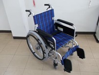 a donated wheelchair