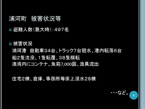 浦河町被害状況