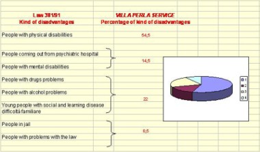 The number of empoyee that person with disability