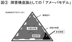 図＜３＞　障害構造論としての「アメーバモデル」