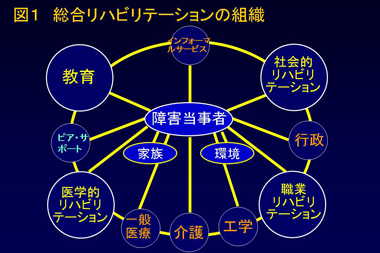 図１　総合リハビリテーションの組織