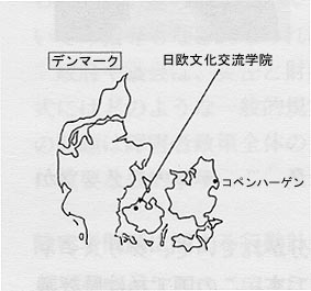 日欧文化交流学院の位置を示す地図