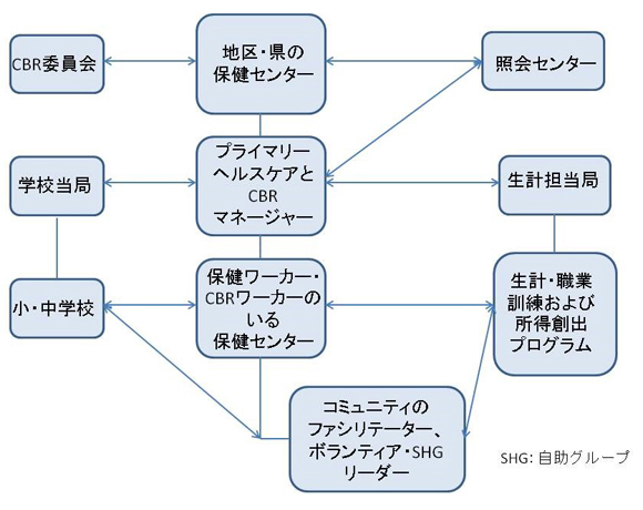 図　保健省によるCBRプログラム