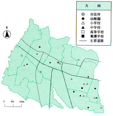 学校分布図