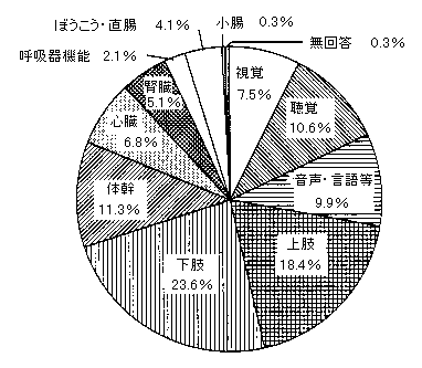 問5　障害の種類　の回答グラフ